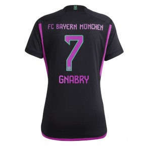 Bayern Munich Serge Gnabry #7 Replica Away Stadium Shirt for Women 2023-24 Short Sleeve